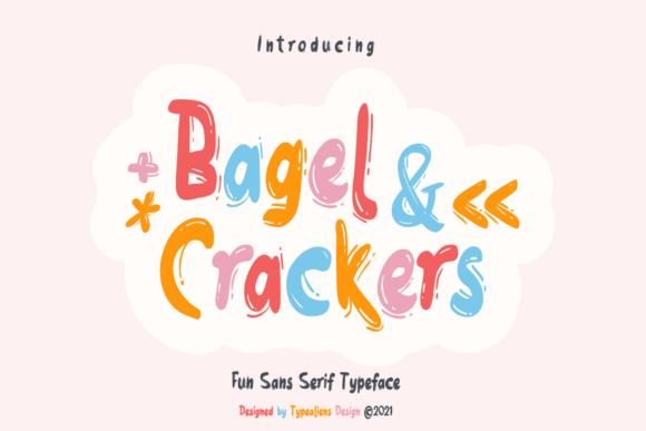 Bagel & Crackers: A Playful Font for Creative Design