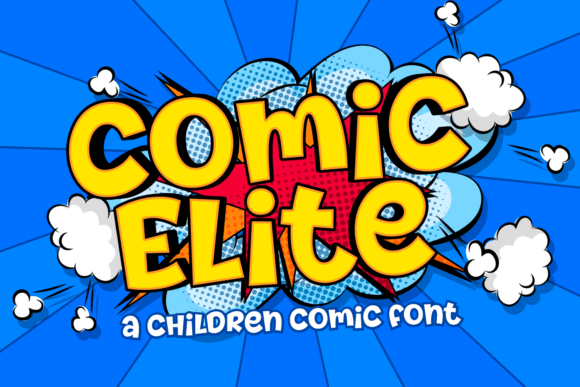 Comic Elite: The Font That Brings Playful Energy to Design