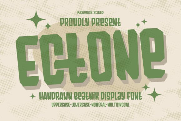 Ectone: Authentic Beatnik Typography for Modern Design