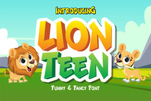 Lion Teen: A Playful Font for Modern Design