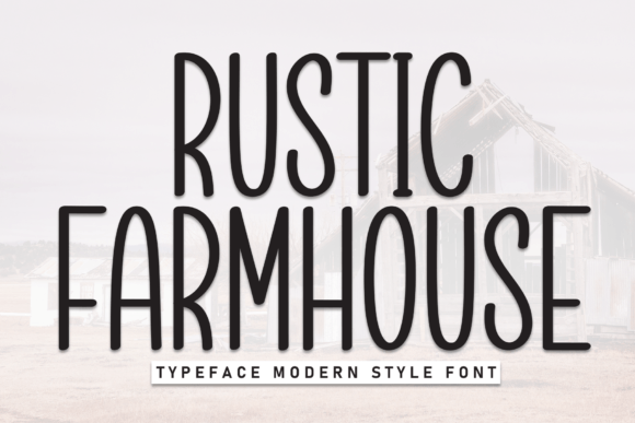 Rustic Farmhouse: A Handmade Font for Authentic Branding