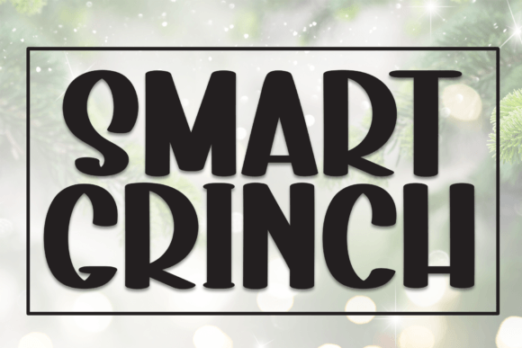 Smart Grinch: A Bold Font for Impactful Design
